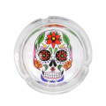 Large Size Round Glass Ashtray 80mm Glass Ashtray For Storage Ash Portable In Bag Or Pocket